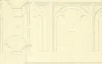 An illustration from Examples of Gothic architecture : selected from various ancient edifices in England : consisting of plans, elevations, sections, and parts at large : accompanied by historical and descriptive accounts (1850)