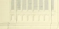 An illustration from Examples of Gothic architecture : selected from various ancient edifices in England : consisting of plans, elevations, sections, and parts at large : accompanied by historical and descriptive accounts (1850)