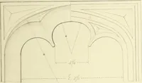 An illustration from Examples of Gothic architecture : selected from various ancient edifices in England : consisting of plans, elevations, sections, and parts at large : accompanied by historical and descriptive accounts (1850)