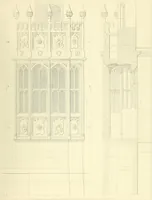 An illustration from Examples of Gothic architecture : selected from various ancient edifices in England : consisting of plans, elevations, sections, and parts at large : accompanied by historical and descriptive accounts (1850)