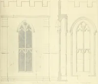 An illustration from Examples of Gothic architecture : selected from various ancient edifices in England : consisting of plans, elevations, sections, and parts at large : accompanied by historical and descriptive accounts (1850)