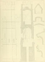 An illustration from Examples of Gothic architecture : selected from various ancient edifices in England : consisting of plans, elevations, sections, and parts at large : accompanied by historical and descriptive accounts (1850)