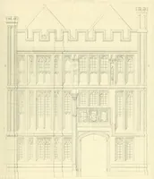 An illustration from Examples of Gothic architecture : selected from various ancient edifices in England : consisting of plans, elevations, sections, and parts at large : accompanied by historical and descriptive accounts (1850)