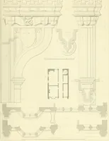An illustration from Examples of Gothic architecture : selected from various ancient edifices in England : consisting of plans, elevations, sections, and parts at large : accompanied by historical and descriptive accounts (1850)
