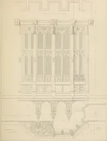 An illustration from Examples of Gothic architecture : selected from various antient edifices in England, consisting of plans, elevations, sections, and parts at large ... accompanied by historical and descriptive accounts (1838)