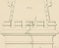 An illustration from Examples of Gothic architecture : selected from various antient edifices in England, consisting of plans, elevations, sections, and parts at large ... accompanied by historical and descriptive accounts (1838)