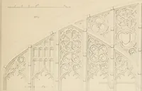 An illustration from Examples of Gothic architecture : selected from various antient edifices in England, consisting of plans, elevations, sections, and parts at large ... accompanied by historical and descriptive accounts (1838)