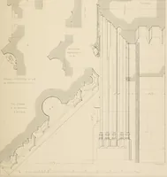 An illustration from Examples of Gothic architecture : selected from various antient edifices in England, consisting of plans, elevations, sections, and parts at large ... accompanied by historical and descriptive accounts (1838)