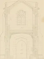 An illustration from Examples of Gothic architecture : selected from various antient edifices in England, consisting of plans, elevations, sections, and parts at large ... accompanied by historical and descriptive accounts (1838)