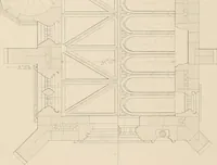 An illustration from Examples of Gothic architecture : selected from various antient edifices in England, consisting of plans, elevations, sections, and parts at large ... accompanied by historical and descriptive accounts (1838)
