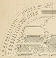 An illustration from Examples of Gothic architecture : selected from various antient edifices in England, consisting of plans, elevations, sections, and parts at large ... accompanied by historical and descriptive accounts (1838)