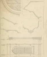 An illustration from Examples of Gothic architecture : selected from various antient edifices in England, consisting of plans, elevations, sections, and parts at large ... accompanied by historical and descriptive accounts (1838)