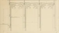 An illustration from Examples of Gothic architecture : selected from various antient edifices in England, consisting of plans, elevations, sections, and parts at large ... accompanied by historical and descriptive accounts (1838)