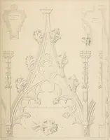An illustration from Examples of Gothic architecture : selected from various antient edifices in England, consisting of plans, elevations, sections, and parts at large ... accompanied by historical and descriptive accounts (1838)