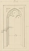 An illustration from Examples of Gothic architecture : selected from various antient edifices in England, consisting of plans, elevations, sections, and parts at large ... accompanied by historical and descriptive accounts (1838)
