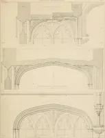 An illustration from Examples of Gothic architecture : selected from various antient edifices in England, consisting of plans, elevations, sections, and parts at large ... accompanied by historical and descriptive accounts (1838)