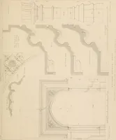 An illustration from Examples of Gothic architecture : selected from various antient edifices in England, consisting of plans, elevations, sections, and parts at large ... accompanied by historical and descriptive accounts (1838)