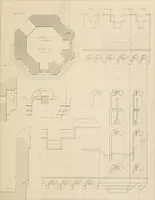 An illustration from Examples of Gothic architecture : selected from various antient edifices in England, consisting of plans, elevations, sections, and parts at large ... accompanied by historical and descriptive accounts (1838)