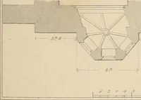 An illustration from Examples of Gothic architecture : selected from various antient edifices in England, consisting of plans, elevations, sections, and parts at large ... accompanied by historical and descriptive accounts (1838)