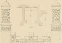 An illustration from Examples of Gothic architecture : selected from various antient edifices in England, consisting of plans, elevations, sections, and parts at large ... accompanied by historical and descriptive accounts (1838)