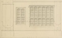 An illustration from Examples of Gothic architecture : selected from various antient edifices in England, consisting of plans, elevations, sections, and parts at large ... accompanied by historical and descriptive accounts (1838)