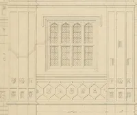 An illustration from Examples of Gothic architecture : selected from various antient edifices in England, consisting of plans, elevations, sections, and parts at large ... accompanied by historical and descriptive accounts (1838)