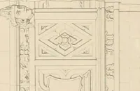 An illustration from Examples of Gothic architecture : selected from various antient edifices in England, consisting of plans, elevations, sections, and parts at large ... accompanied by historical and descriptive accounts (1838)