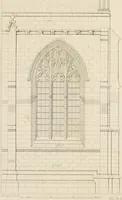 An illustration from Examples of Gothic architecture : selected from various antient edifices in England, consisting of plans, elevations, sections, and parts at large ... accompanied by historical and descriptive accounts (1838)