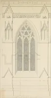 An illustration from Examples of Gothic architecture : selected from various antient edifices in England, consisting of plans, elevations, sections, and parts at large ... accompanied by historical and descriptive accounts (1838)