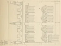An illustration from Examples of Gothic architecture : selected from various antient edifices in England, consisting of plans, elevations, sections, and parts at large ... accompanied by historical and descriptive accounts (1838)