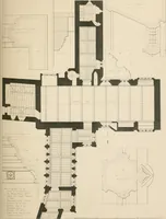An illustration from Examples of Gothic architecture : selected from various antient edifices in England, consisting of plans, elevations, sections, and parts at large ... accompanied by historical and descriptive accounts (1838)