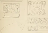 An illustration from Examples of Gothic architecture : selected from various antient edifices in England, consisting of plans, elevations, sections, and parts at large ... accompanied by historical and descriptive accounts (1838)