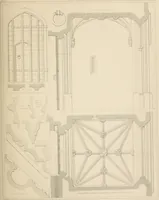 An illustration from Examples of Gothic architecture : selected from various antient edifices in England, consisting of plans, elevations, sections, and parts at large ... accompanied by historical and descriptive accounts (1838)