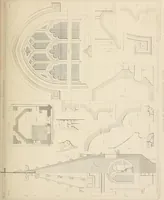 An illustration from Examples of Gothic architecture : selected from various antient edifices in England, consisting of plans, elevations, sections, and parts at large ... accompanied by historical and descriptive accounts (1838)