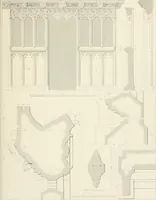An illustration from Examples of Gothic architecture : selected from various antient edifices in England, consisting of plans, elevations, sections, and parts at large ... accompanied by historical and descriptive accounts (1838)