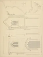 An illustration from Examples of Gothic architecture : selected from various antient edifices in England, consisting of plans, elevations, sections, and parts at large ... accompanied by historical and descriptive accounts (1838)
