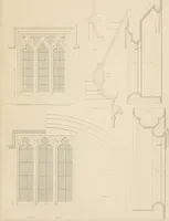 An illustration from Examples of Gothic architecture : selected from various antient edifices in England, consisting of plans, elevations, sections, and parts at large ... accompanied by historical and descriptive accounts (1838)