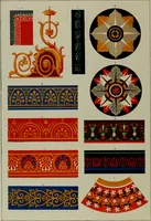 Picture 34 of 92 from Examples of ornament : selected chiefly from works of art in the British Museum, the Museum of Economic Geology, the Museum of Ornamental Art in Marlborough House, and the new Crystal Palace (1855), leaf 58