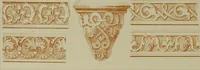 Picture 45 of 92 from Examples of ornament : selected chiefly from works of art in the British Museum, the Museum of Economic Geology, the Museum of Ornamental Art in Marlborough House, and the new Crystal Palace (1855), leaf 70