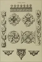 Picture 57 of 92 from Examples of ornament : selected chiefly from works of art in the British Museum, the Museum of Economic Geology, the Museum of Ornamental Art in Marlborough House, and the new Crystal Palace (1855), leaf 94