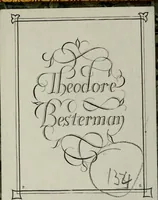 An illustration from The excellency of the pen and pencil, exemplifying the uses of them in the most exquisite and mysterious arts of drawing, etching, engraving, limning, painting in oyl, washing of maps & pictures : also the way to cleanse any old painting, and preserve the colours : collected from the writings of the ablest masters both antient and modern .. (1688)