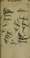 An illustration from The excellency of the pen and pencil, exemplifying the uses of them in the most exquisite and mysterious arts of drawing, etching, engraving, limning, painting in oyl, washing of maps & pictures : also the way to cleanse any old painting, and preserve the colours : collected from the writings of the ablest masters both antient and modern .. (1688)