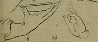 An illustration from The excellency of the pen and pencil, exemplifying the uses of them in the most exquisite and mysterious arts of drawing, etching, engraving, limning, painting in oyl, washing of maps & pictures : also the way to cleanse any old painting, and preserve the colours : collected from the writings of the ablest masters both antient and modern .. (1688)