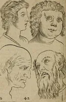 An illustration from The excellency of the pen and pencil, exemplifying the uses of them in the most exquisite and mysterious arts of drawing, etching, engraving, limning, painting in oyl, washing of maps & pictures : also the way to cleanse any old painting, and preserve the colours : collected from the writings of the ablest masters both antient and modern .. (1688)