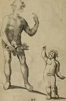 An illustration from The excellency of the pen and pencil, exemplifying the uses of them in the most exquisite and mysterious arts of drawing, etching, engraving, limning, painting in oyl, washing of maps & pictures : also the way to cleanse any old painting, and preserve the colours : collected from the writings of the ablest masters both antient and modern .. (1688)