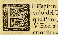 An illustration from Excmo. señor. El capitan Alonso Ximenez Vela diputado del Tribunal del Consulado : dize que prior, y consules del presentaron a V. Exc. la junta, y autos que se hizieron en orden a la mejor forma y administracion de las auerias de ambos mares, para que V. Exc. siendo seruido lo mandasse confirmar . (1674)