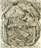 Picture 15 of 18 from Exeqviæ in templo S. Nazarii Manfredo Septalio : Patritio Mediolanensi, eivsdem basilicæ canonico celebratæ: quas summatim exposuit March. Ioannes Maria Vicecomes Acad. animos (1680), leaf 23