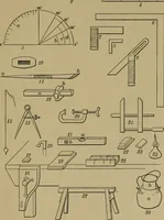 An illustration from Exercises in wood-working, with a short treatise on wood; (1890)