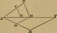 An illustration from Exercises on Euclid and in modern geometry for the use of schools, private students, and junior university students (1881)