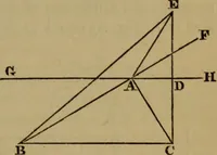 An illustration from Exercises on Euclid and in modern geometry for the use of schools, private students, and junior university students (1881)